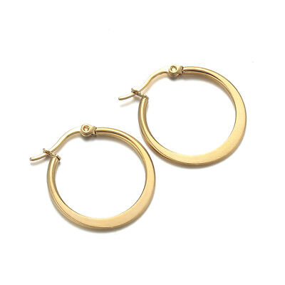 #ad Wholesale Lot 7 Pair Fashion Stainless Steel Ear Silver Gold Women Hoop Earrings $9.99