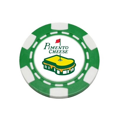 #ad The Masters Pimento Cheese Augusta Green Clay Poker Chip Golf Ball Marker $7.99