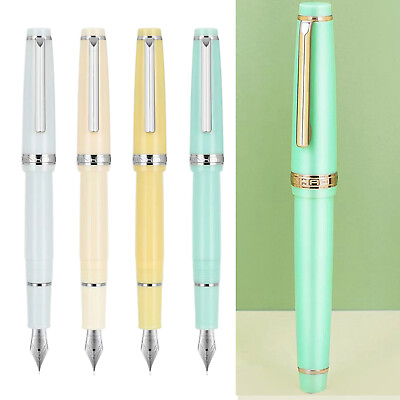 #ad Jinhao 82 Acrylic Transparent Fountain Pen Fine Nib 0.5mm Ink Writing Gift Penpe $5.69