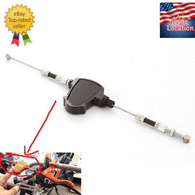 #ad USA CNC Stunt Clutch Pull Cable Lever Easy System Universal Motorcycle Racing $16.99
