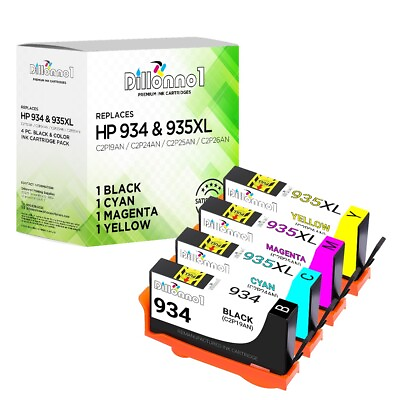 #ad 4 Pack for HP #934 #935XL Ink Cartridges for HP Officejet 6812 6815 $15.95