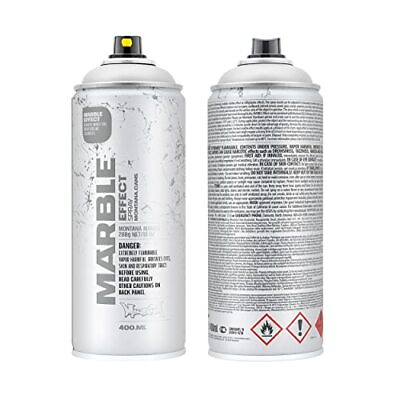 #ad Montana Cans Montana Effect 400 ml Marble Color White Spray Paint 13.5 Fl Oz $24.01