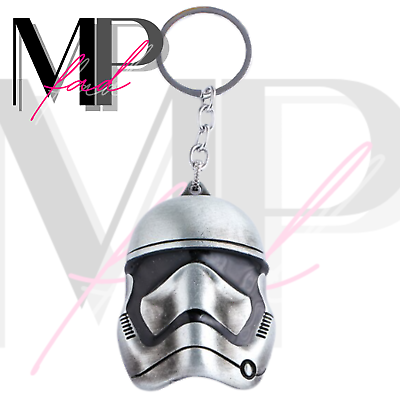 #ad Star Wars Keychain Keyring Key Fob Metal Accessory Home Car Silver STORMTROOPER $10.98