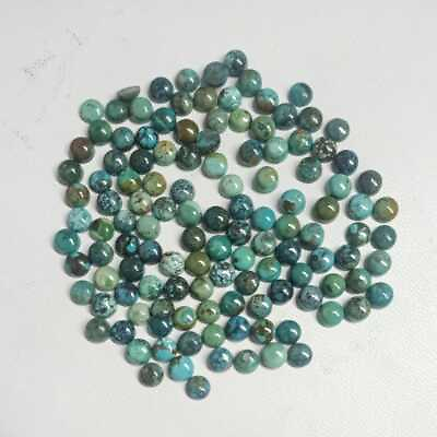 #ad AAA quality Natural Tibetan Turquoise calibrated Round loose gemstone 3mm 15mm $2.50