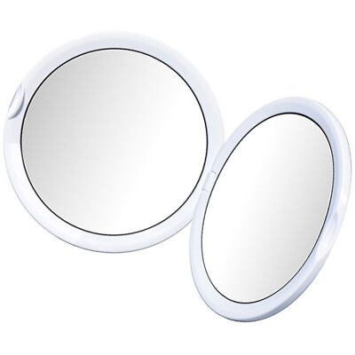 #ad 10 X Makeup Mirror Compact Magnifier Purses Handbags Mirrors $12.99
