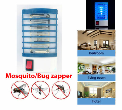 #ad Electric Mosquito Killer Lamp Insect Bug Zapper Night Light LED Repellent Trap $5.49