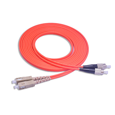 #ad 5M Multi mode Duplex Fiber Optic Cable 62.5 125 SC to FC $12.00