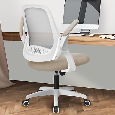 #ad Office Desk Computer Gaming Chair with Ergonomic Lumbar Back Support Flip Up Pad $76.96