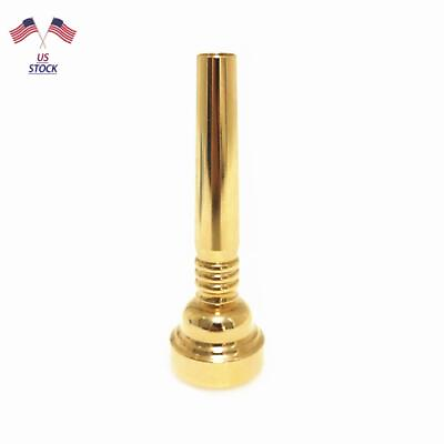 #ad New Gold Plated Trumpet Mouthpiece 17C Overall Brass Mouthpiece for Trumpet $14.84