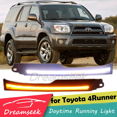 #ad #ad Side Marker Trim Turn Signal Front Headlight for Toyota 4Runner 2006 09 LED DRL $80.99