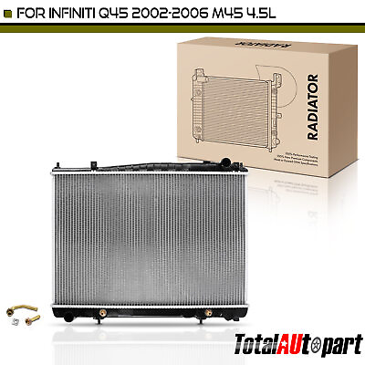 #ad New Radiator w Transmission Oil Cooler for INFINITI Q45 2002 2006 M45 4.5L Auto $84.99