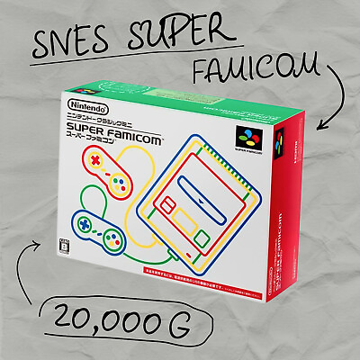 #ad Nintendo Super Famicom Classic Mini Console Jap SNES Built in Games 21 20000 $199.95