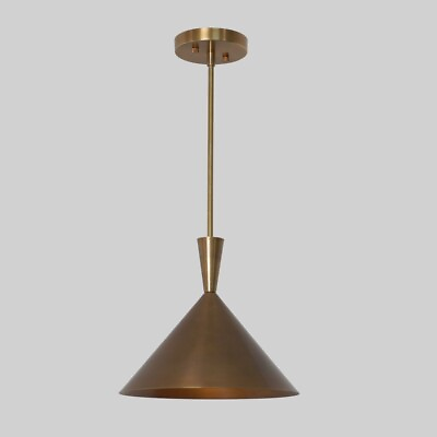 #ad Mid Century Design Brass Ceiling Brass Pendant Light Fixture Ceiling Chandelier $284.40