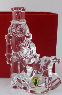 #ad Waterford Crystal 2008 NUTCRACKER Sculpture 6quot; Paperweight Figurine NEW IN BOX $249.99