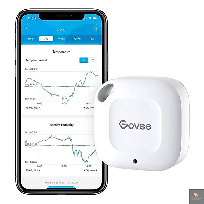 #ad Govee Hygrometer Thermometer Wireless Thermometer Mini Bluetooth Humidity $20.83