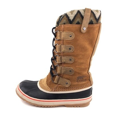 #ad Sorel Joan of Arctic Knit Elk Waterproof Winter Boots Womens Size 8.5 EUR 39.5 $110.00