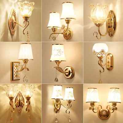 #ad LED Wall Lamp Bedroom Night Light Living Room Background Wall Bedside Lamp New $153.01