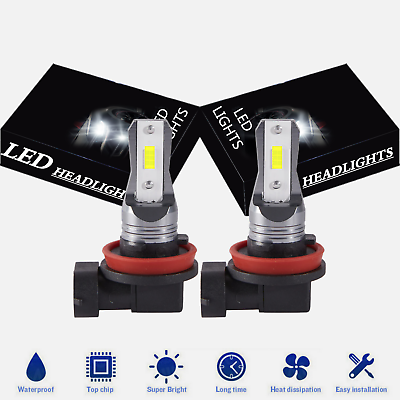 #ad For Land LR4 Sport Utility 2010 2016 LED Headlights Low Beam Bulbs Super Bright $26.99