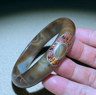 #ad Tibetan Nepalese Himalayan Ancient Old Dzi Bracelet Amulet $299.00