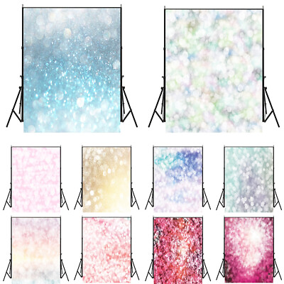 #ad Colorful Glitter Cloth Photography Party Background Studio Backdrop Prints Props $12.07
