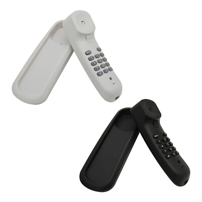#ad Corded Landline Telephone Wall Mountable Desk House Phones with Large Buttons $20.33