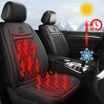 #ad Car Seat Heater 12V24V Quick Heating Universal Winter Electric Heated Seat Cover $39.92