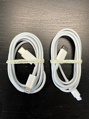 #ad GENUINE Apple Lightning Cable to USB C 2 Pack for iPad Pro Air Apple Airpods $5.99