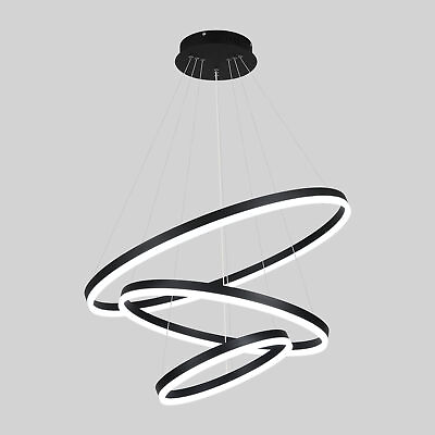 #ad LED Modern Chandelier Adjustable Pendant Light Fixtures Indoor Hanging Lights $165.99