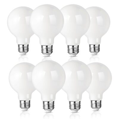 #ad G25 Globe Light Bulbs 60 WattDimmable E26 led Light BulbDecorative Vanity L... $44.01