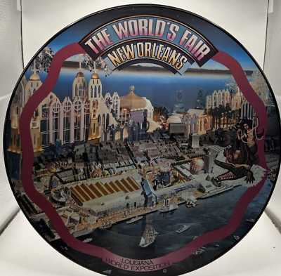 #ad WORLD#x27;S FAIR NEW ORLEANS LOUISIANA WORLD EXPOSITION VINYL PICTURE DISC LP 1984 $29.95