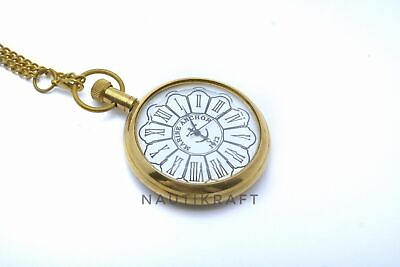 #ad Sail through Time in Styl:Marine Anchor 1912 Pocket Watch A Vintage Chronometer $22.89