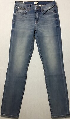 #ad J. Crew Women#x27;s 28” Skinny Jeans C9202 Light Davidson Wash Size 26 $22.99