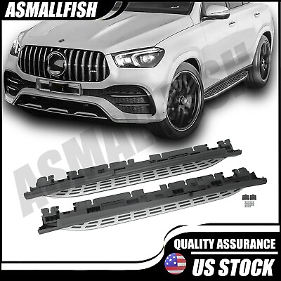 #ad Running Board For 20 21 22 Mercedes Benz W167 GLE Class Side Step Nerf Bar $155.49