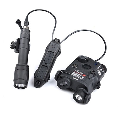 #ad Tactical PEQ15 Red Green Laser SightM300 M600 Flashlight Set Hunting Light $62.09