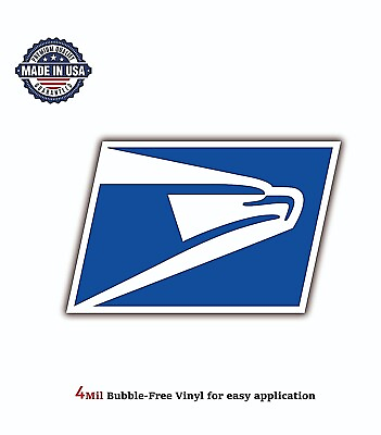 #ad USPS MAIL POSTAL SERVICES VINYL DECAL STICKER CAR BUMPER 4M BUBBLE FREE US MADE $8.04