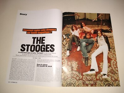 #ad The Stooges Iggy Pop clippings France $19.99