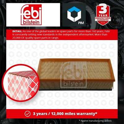 #ad Air Filter fits PEUGEOT 807 2002 on E147078 1444A8 1444A9 1444H4 1444H7 Febi New GBP 8.72