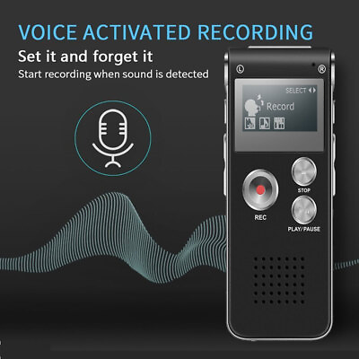 #ad Digital Voice Recorder Dictaphone Audio sound Recorder Mini Small Spy Lecture ## $17.97