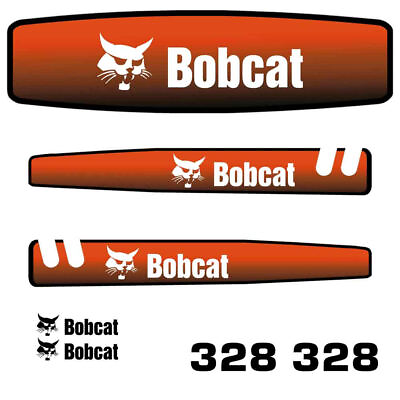 #ad Bobcat 328 Decal Sticker Kit Aftermarket Repro Decals for 328 UV Laminated $160.00