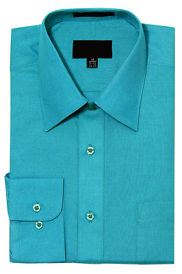 #ad #ad NEW Men#x27;s Regular Fit Long Sleeve Solid Color Dress Shirts 19 Colors $22.95