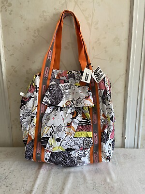 #ad NWT LeSportsac Artist In Residence Limited Edition Compulsive Shopper Tote Bag $350.00