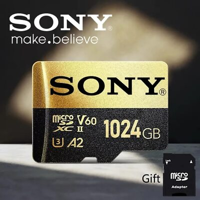 #ad SONY Micro SD Card High Speed 32GB 128GB 256GB 512GB MicroSD U3 A2 TF Flash Card $10.99