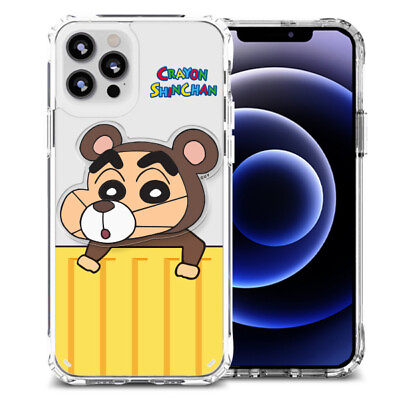 #ad Crayon Shin chan Animal Costume Acrylic Clear Case for Galaxy S24 S23 S22 S21 20 $27.90