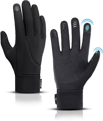 #ad Winter Thermal Warm Gloves for Men Women Waterproof Touchscreen Non Slip Gloves $9.99