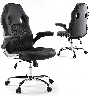#ad Gaming Chair Home Office Computer Chair PU Leather Ergonomic Racing Desk Chair $133.99