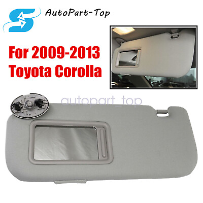 #ad Left Driver Sun Visor Shade Makeup Mirror fit for Toyota Corolla 2009 2013 NEW $42.09