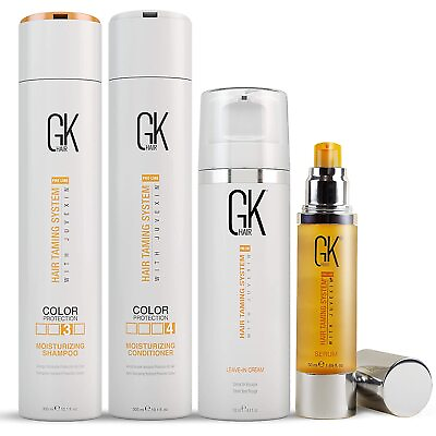 #ad GK Hair Moisturizing shampoo and conditioner Set with serum and leave in cream $109.99
