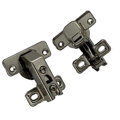 #ad 2 Piece Mini Hinges for Crafts Cabinet Hinges are Silver 180 Degree Full Cove... $20.59