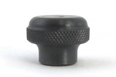 #ad Domed Knurled Knob 1quot; Diameter with 1 4 20 Tapped Hole Steel Blackened Finish $6.99