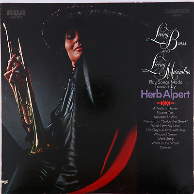#ad Living Brass Marimbas – Play Songs Made Famous By Herb Alpert 1969 LP CAS 2337 $8.54